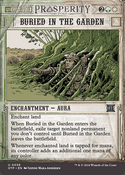 Breaking News - 38 - Buried in the Garden - Uncommon - WG - Non-foil
