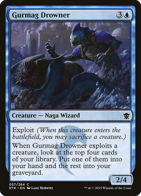 Dragons of Tarkir - 57 - Gurmag Drowner - Common - U - Foil