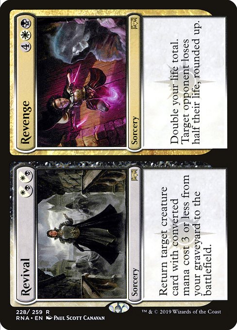 Ravnica Allegiance - 228 - Revival // Revenge - Rare - WB - Non-foil