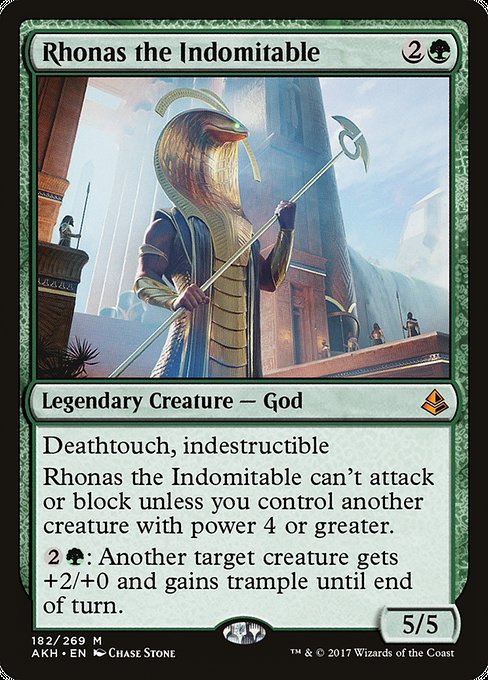Amonkhet - 182 - Rhonas the Indomitable - Mythic - G - Non-foil