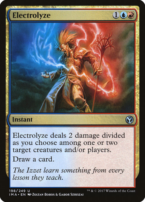 Iconic Masters - 198 - Electrolyze - Uncommon - UR - Non-foil