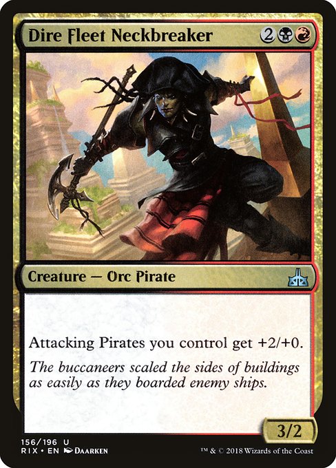 Rivals of Ixalan - 156 - Dire Fleet Neckbreaker - Uncommon - BR - Non-foil
