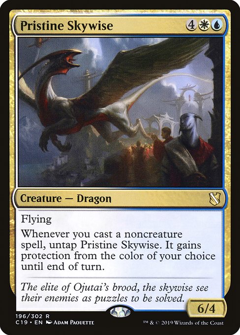 Commander 2019 - 196 - Pristine Skywise - Rare - WU - Non-foil