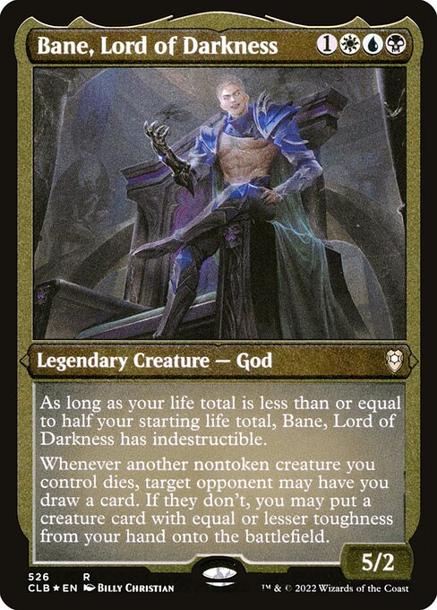 Commander Legends: Battle for Baldur's Gate - 526 - Bane, Lord of Darkness - Rare - Multi - Non-foil