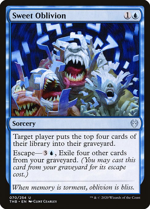 Theros Beyond Death - 70 - Sweet Oblivion - Uncommon - U - Non-foil