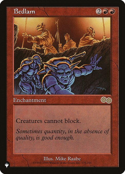 The List - USG-175 - Bedlam - Rare - R - Non-foil