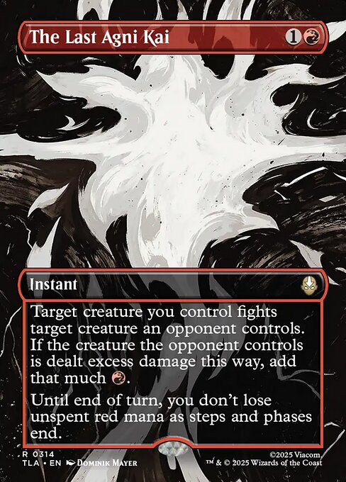 Avatar: The Last Airbender - 314 - The Last Agni Kai - Rare - R - Non-foil