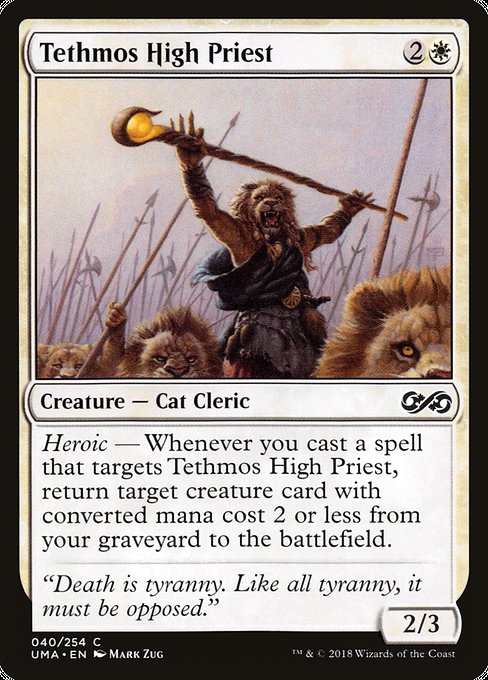 Ultimate Masters - 40 - Tethmos High Priest - Common - W - Non-foil