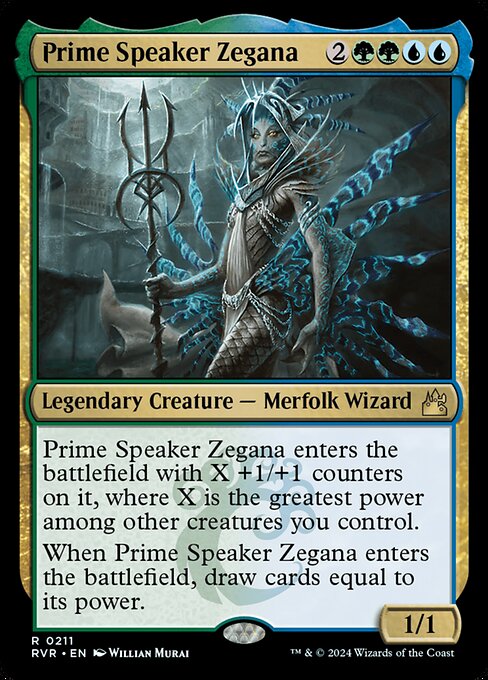 Ravnica Remastered - 211 - Prime Speaker Zegana - Rare - UG - Foil