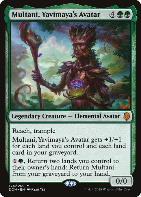 Dominaria - 174 - Multani, Yavimaya's Avatar - Mythic - G - Non-foil