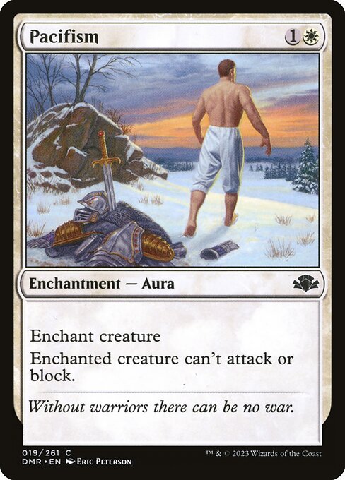 Dominaria Remastered - 19 - Pacifism - Common - W - Non-foil