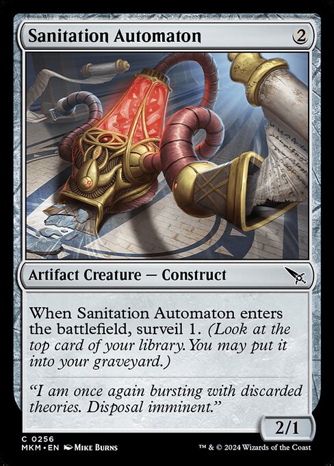 Murders at Karlov Manor - 256 - Sanitation Automaton - Common - C - Non-foil