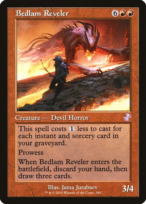 Time Spiral Remastered - 340 - Bedlam Reveler - Special - R - Non-foil