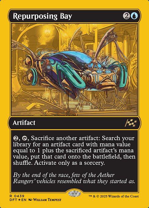 Aetherdrift - 439 - Repurposing Bay - Rare - U - Foil