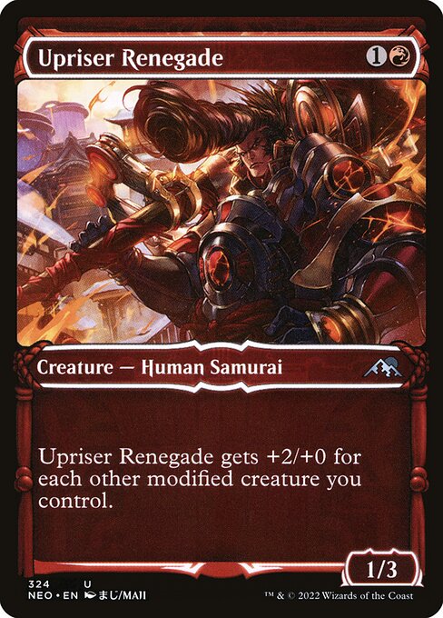 Kamigawa: Neon Dynasty - 324 - Upriser Renegade - Uncommon - R - Non-foil