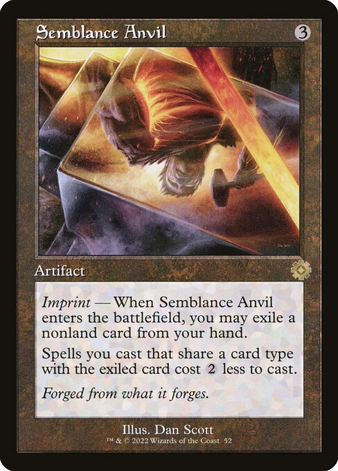 The Brothers' War Retro Artifacts - 52 - Semblance Anvil - Rare - C - Non-foil