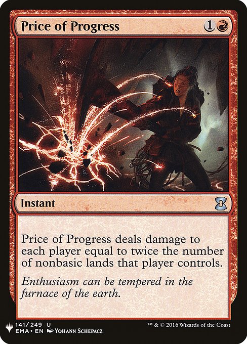 The List - EMA-141 - Price of Progress - Uncommon - R - Non-foil