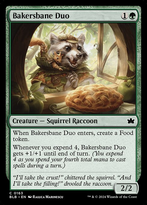 Bloomburrow - 163 - Bakersbane Duo - Common - G - Foil
