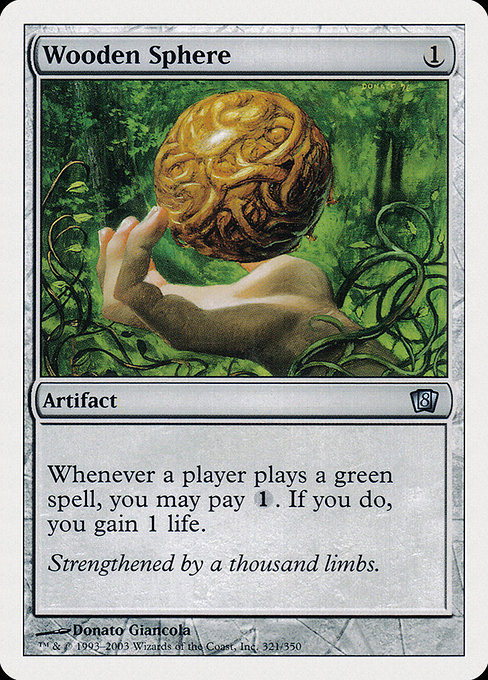 Eighth Edition - 321 - Wooden Sphere - Uncommon - C - Non-foil