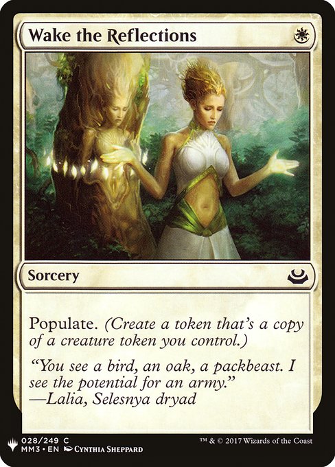 The List - MM3-28 - Wake the Reflections - Common - W - Non-foil