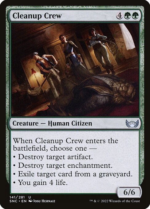 Streets of New Capenna - 141 - Cleanup Crew - Uncommon - G - Non-foil