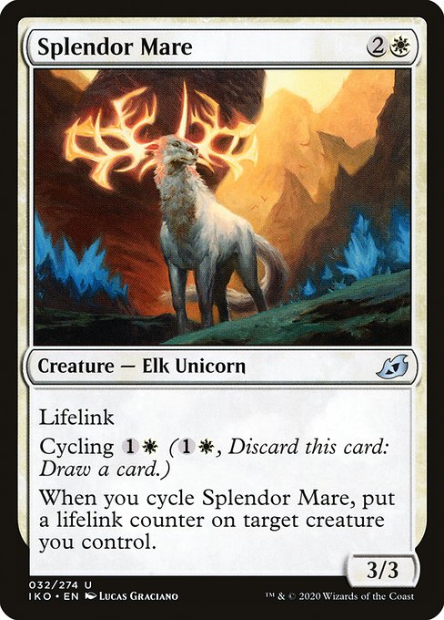Ikoria: Lair of Behemoths - 32 - Splendor Mare - Uncommon - W - Non-foil