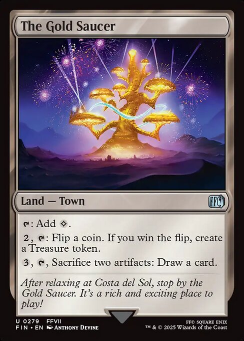 Final Fantasy - 279 - The Gold Saucer - Uncommon - C - Foil