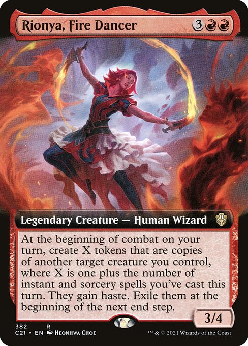 Commander 2021 - 382 - Rionya, Fire Dancer - Rare - R - Non-foil