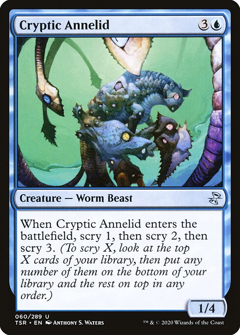 Time Spiral Remastered - 60 - Cryptic Annelid - Uncommon - U - Non-foil