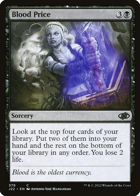 Jumpstart 2022 - 379 - Blood Price - Common - B - Non-foil