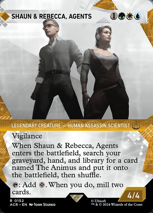 Assassin's Creed - 152 - Shaun & Rebecca, Agents - Rare - Multi - Non-foil