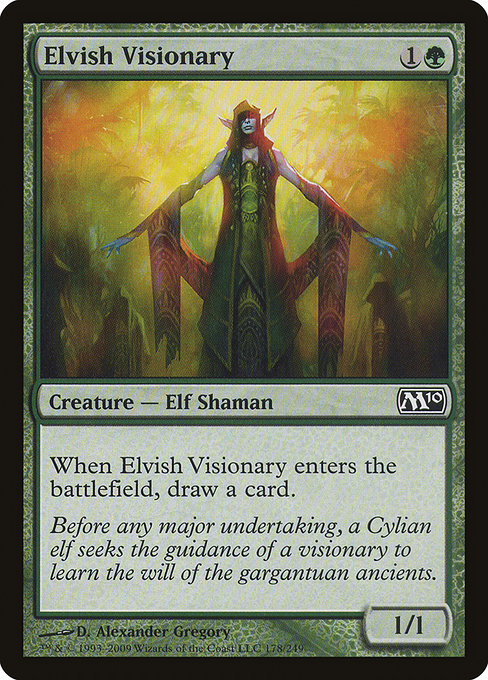 Magic 2010 - 178 - Elvish Visionary - Common - G - Non-foil