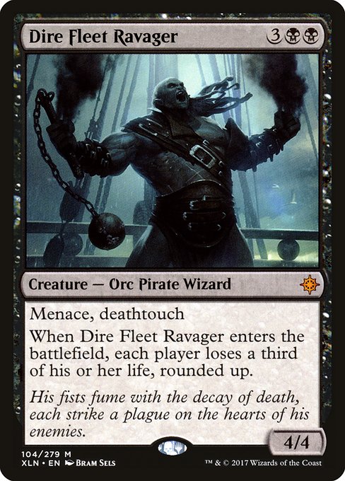 Ixalan - 104 - Dire Fleet Ravager - Mythic - B - Non-foil