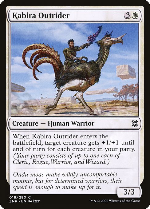 Zendikar Rising - 18 - Kabira Outrider - Common - W - Foil