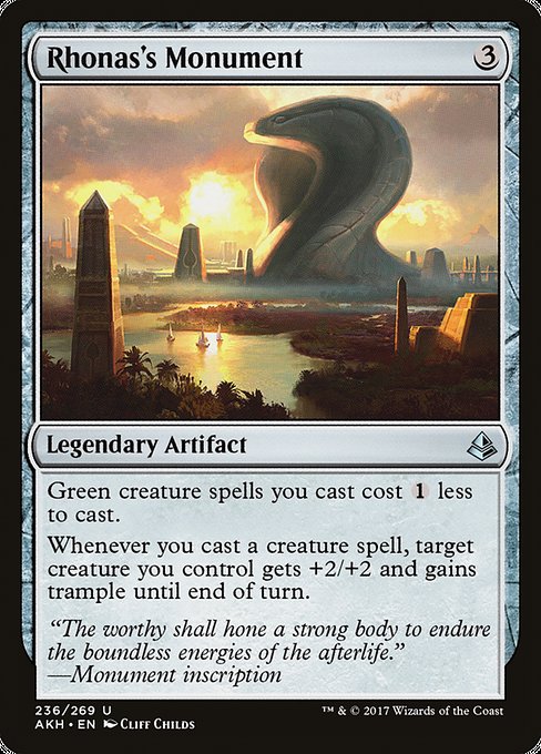 Amonkhet - 236 - Rhonas's Monument - Uncommon - C - Non-foil