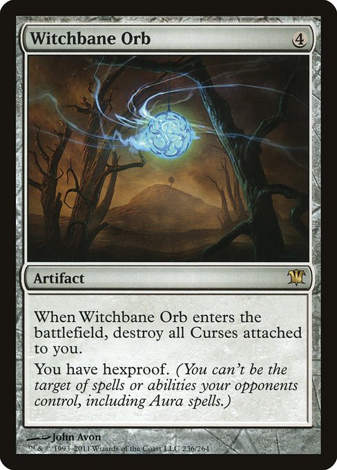 Innistrad - 236 - Witchbane Orb - Rare - C - Non-foil
