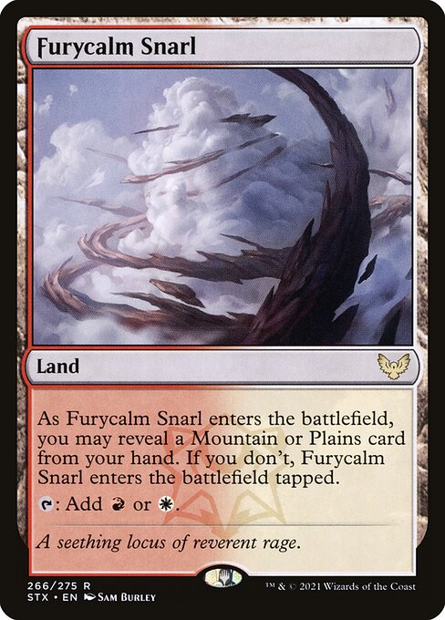 Strixhaven: School of Mages - 266 - Furycalm Snarl - Rare - C - Foil
