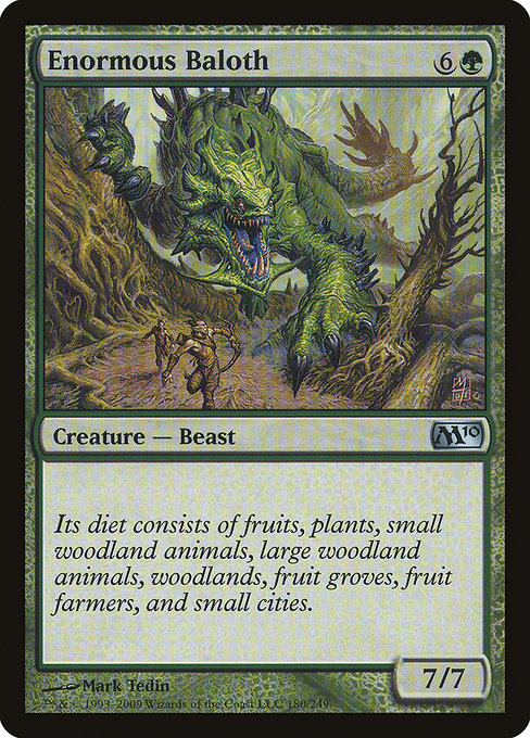 Magic 2010 - 180 - Enormous Baloth - Uncommon - G - Non-foil