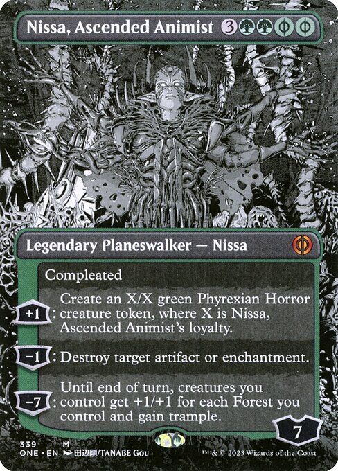 Phyrexia: All Will Be One - 339 - Nissa, Ascended Animist - Mythic - G - Non-foil