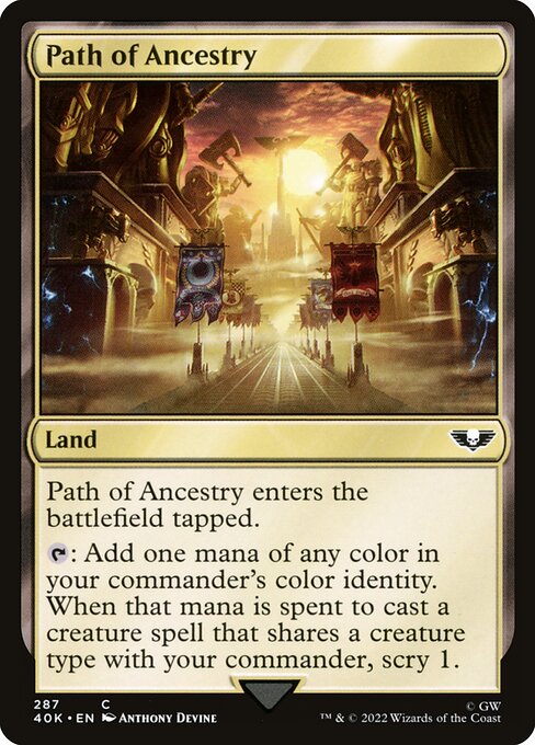 Warhammer 40,000 Commander - 287 - Path of Ancestry - Common - C - Non-foil