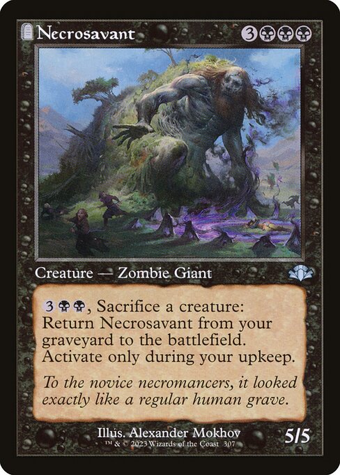 Dominaria Remastered - 307 - Necrosavant - Uncommon - B - Non-foil