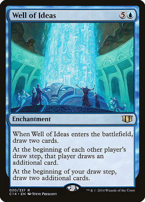 Commander 2014 - 20 - Well of Ideas - Rare - U - Non-foil