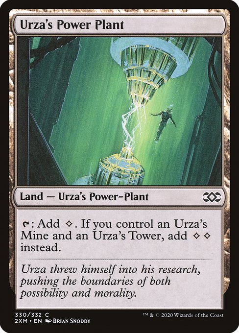 Double Masters - 330 - Urza's Power Plant - Common - C - Foil