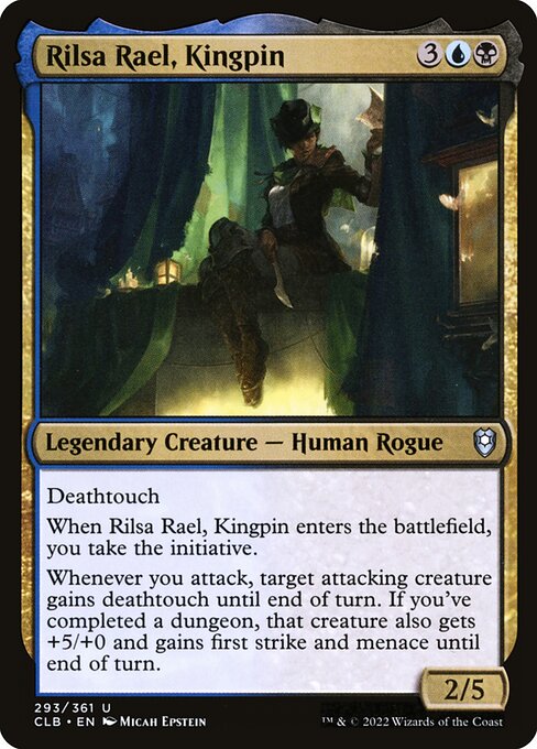 Commander Legends: Battle for Baldur's Gate - 293 - Rilsa Rael, Kingpin - Uncommon - UB - Non-foil