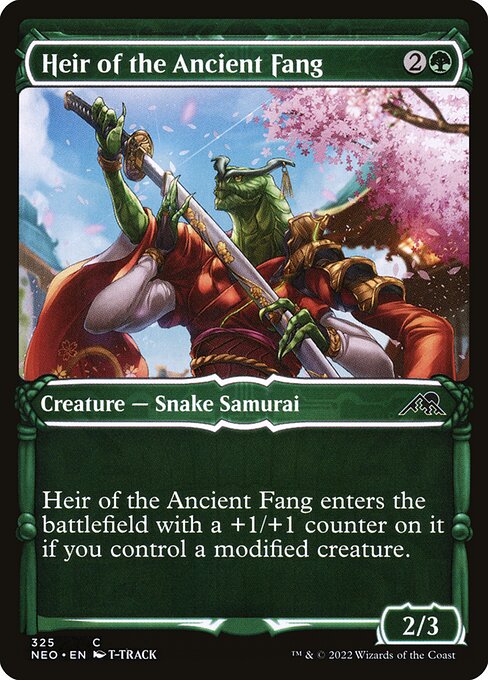 Kamigawa: Neon Dynasty - 325 - Heir of the Ancient Fang - Common - G - Non-foil