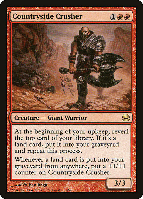 Modern Masters - 108 - Countryside Crusher - Rare - R - Non-foil