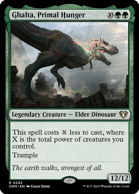 Commander Masters - 292 - Ghalta, Primal Hunger - Rare - G - Non-foil