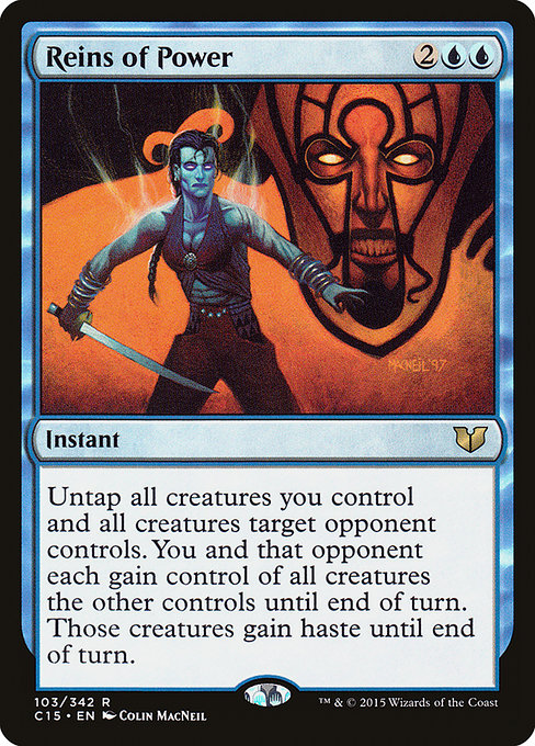 Commander 2015 - 103 - Reins of Power - Rare - U - Non-foil