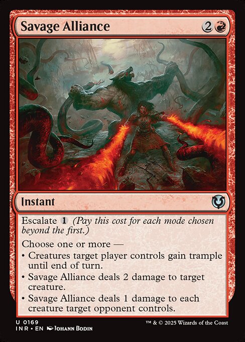 Innistrad Remastered - 169 - Savage Alliance - Uncommon - R - Non-foil