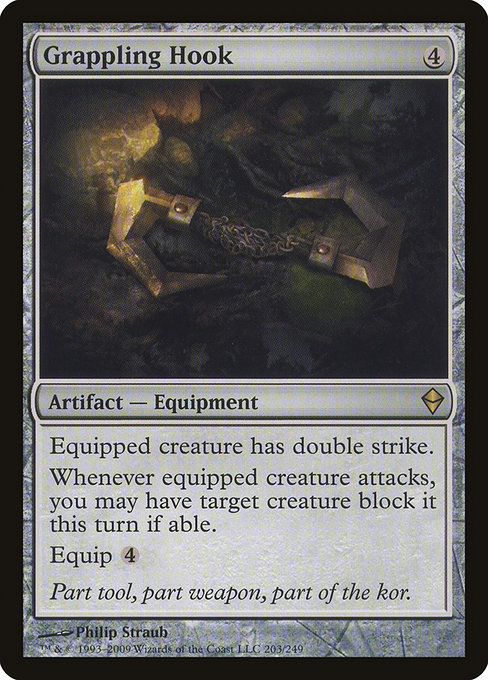 Zendikar - 203 - Grappling Hook - Rare - C - Non-foil
